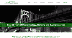 Desktop Screenshot of nartakmediagroup.com