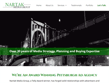 Tablet Screenshot of nartakmediagroup.com